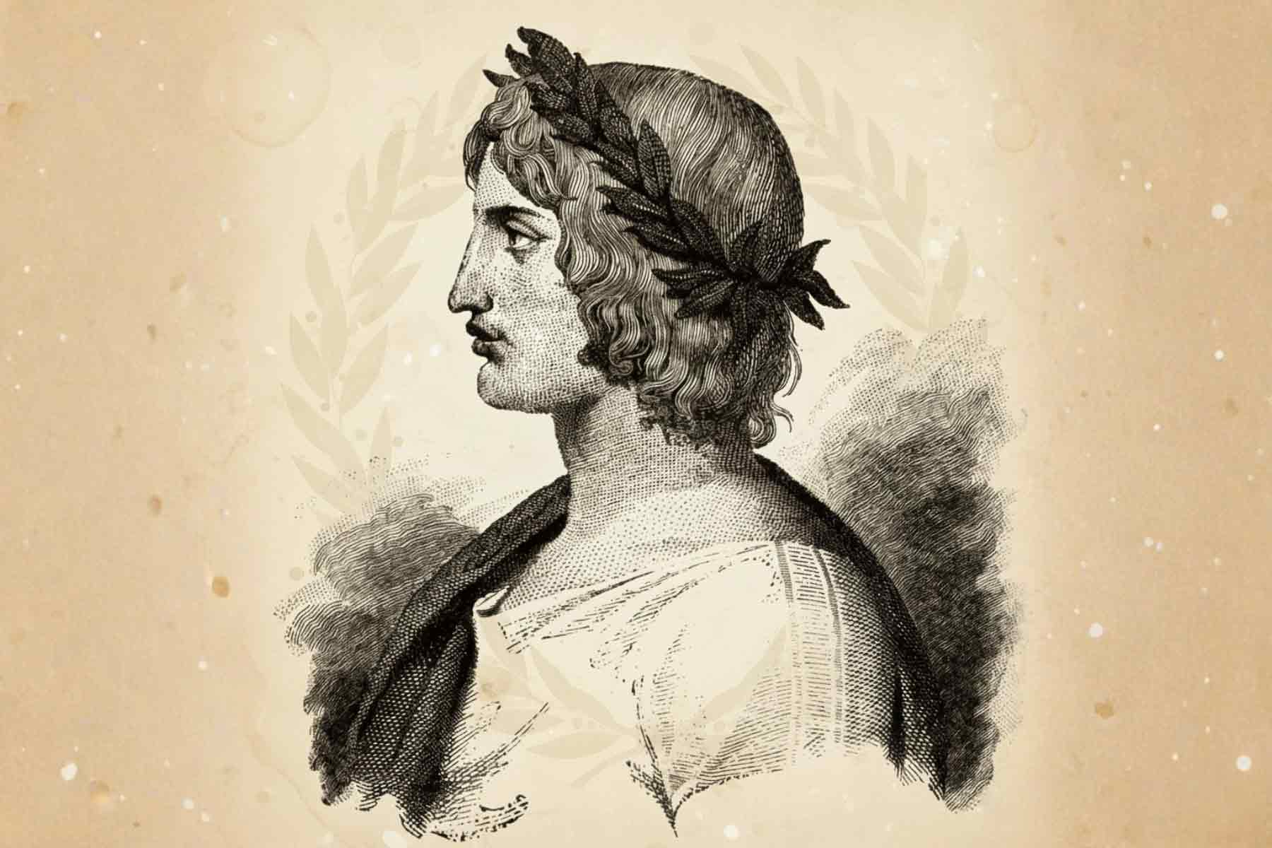 An image of the youthful Roman writer and poet Virgil