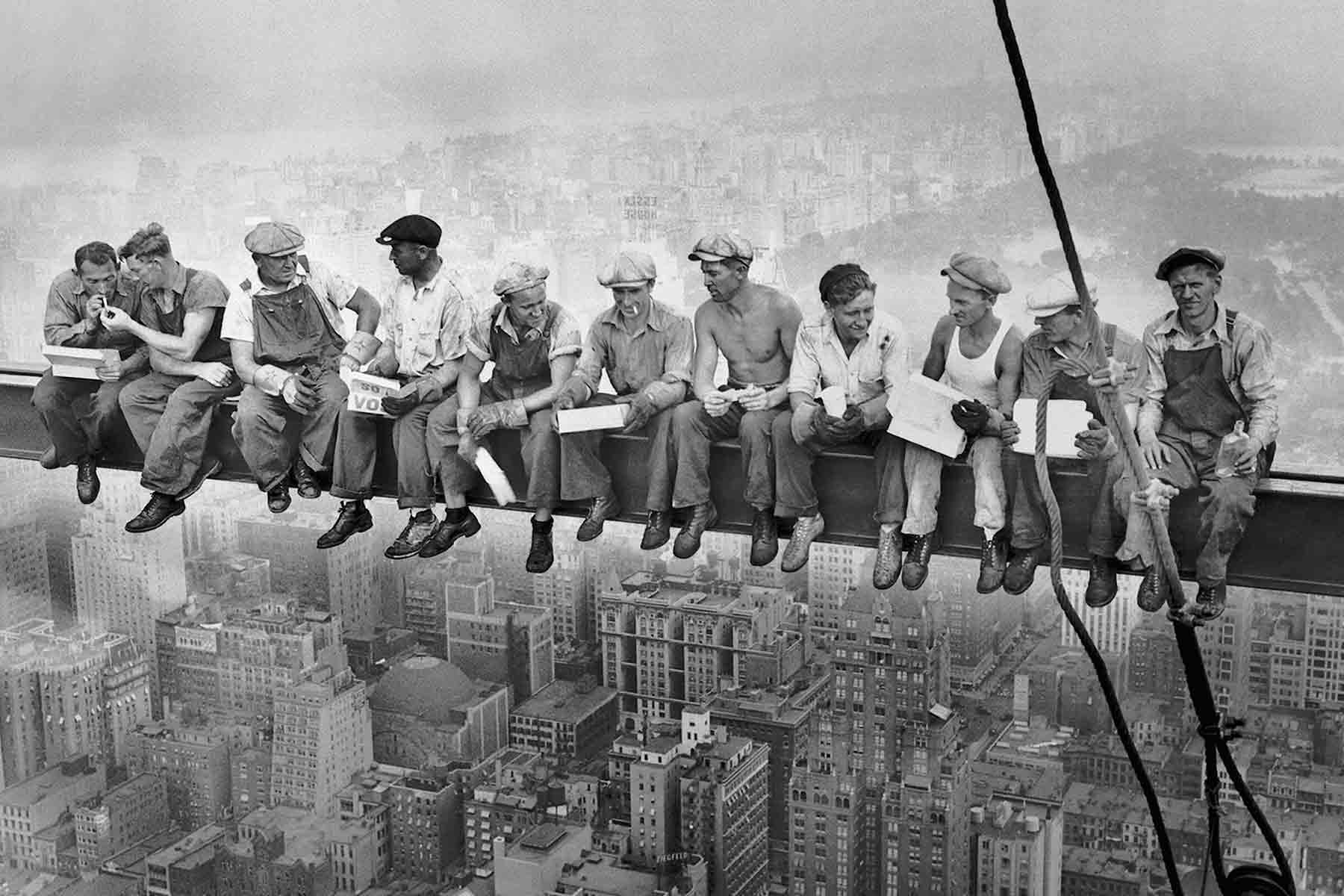 Lunch atop a Skyscraper, published in the New York Herald-Tribune on October 2, 1932