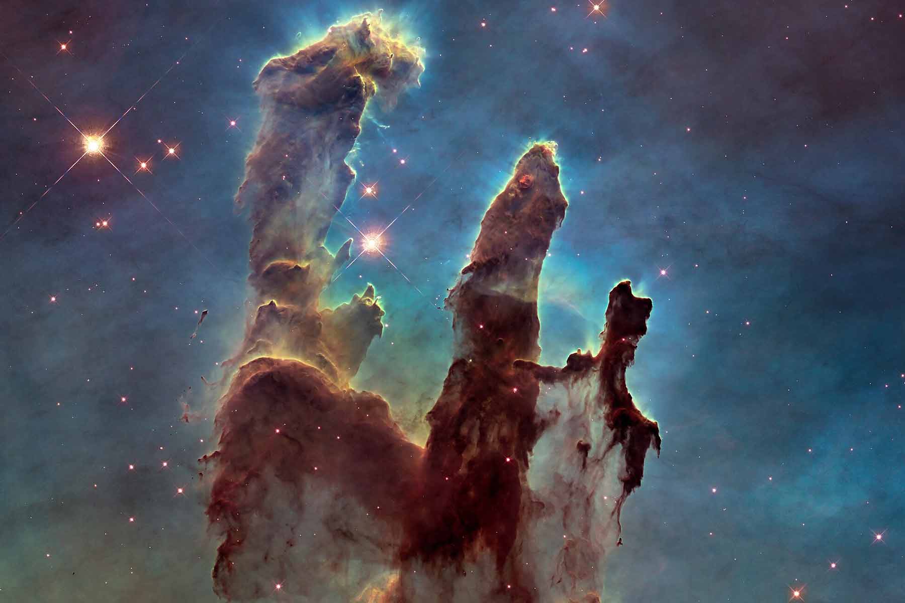 The Pillars of Creation (1995) (Photo credit: NASA, ESA, and the Hubble Heritage Team)
