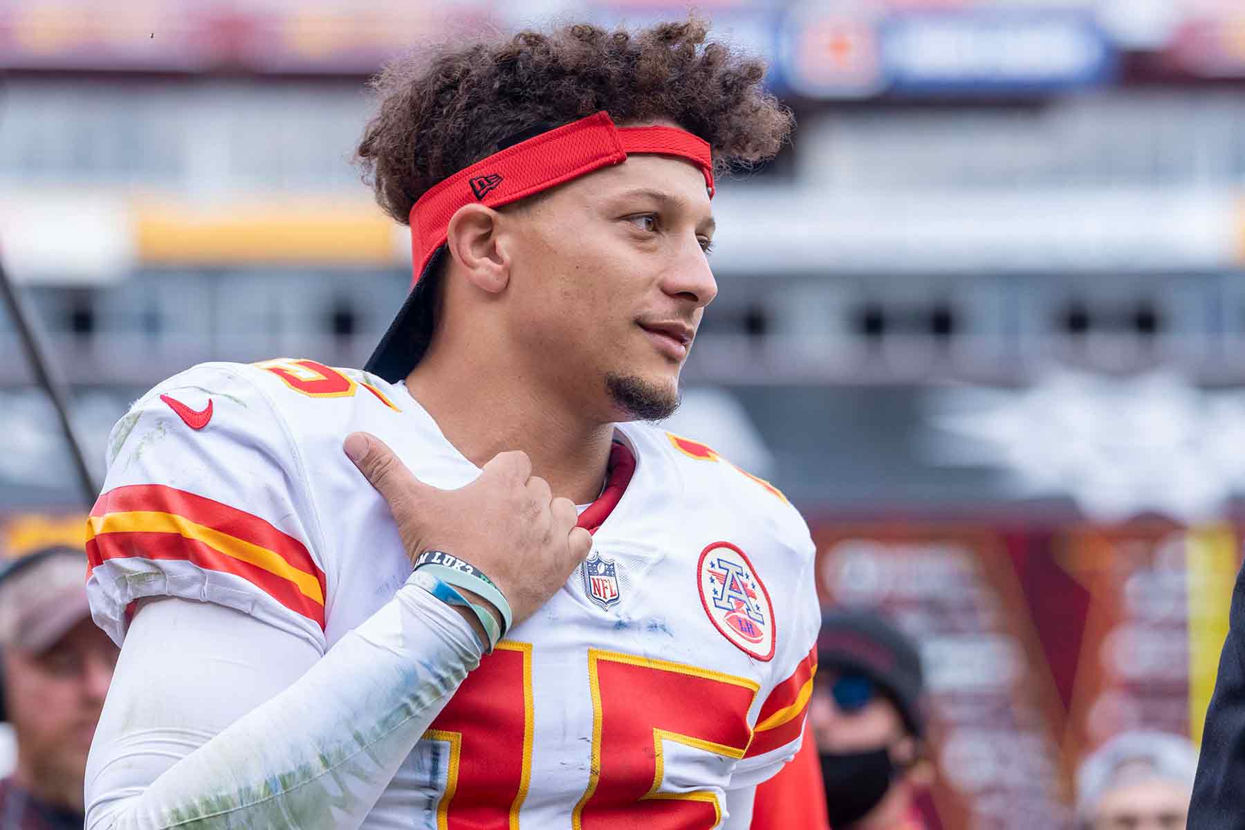 Patrick Mahomes, quarterback for the Kansas City Chiefs (Photo credit: Wikimedia Commons/All-Pro Reels)